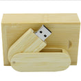Load image into Gallery viewer, 【客製禮品】木紋旋轉隨身碟