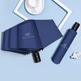 Load image into Gallery viewer, 【客製禮品】UV黑膠防曬自動傘