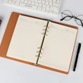 Load image into Gallery viewer, 【客製禮品】商業皮革活頁辦公筆記本