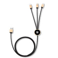 Load image into Gallery viewer, 【客製禮品】一拖三竹木數據線充電線 | 禮品、贈品達人