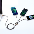 Load image into Gallery viewer, 【客製禮品】一拖三竹木數據線充電線 | 禮品、贈品達人