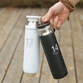 Load image into Gallery viewer, 【客製禮品】帶杯不鏽鋼真空保溫杯