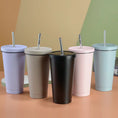 Load image into Gallery viewer, 【客製禮品】不鏽鋼雙層吸管杯隨行杯