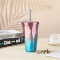 Load image into Gallery viewer, 【客製禮品】菱形不鏽鋼吸管杯 | 禮品、贈品達人