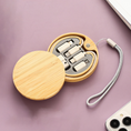 Load image into Gallery viewer, 【客製禮品】圓形竹木小麥環保充電線組 | 禮品、贈品達人