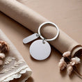 Load image into Gallery viewer, 【客製禮品】簡約金屬圓牌鑰匙圈 | 禮品、贈品達人