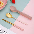 Load image into Gallery viewer, 【客製禮品】不鏽鋼勺子筷子兩件組