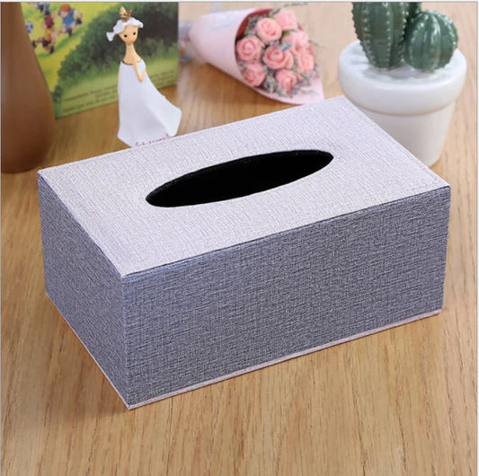 【客製禮品】高質感皮革面紙盒
