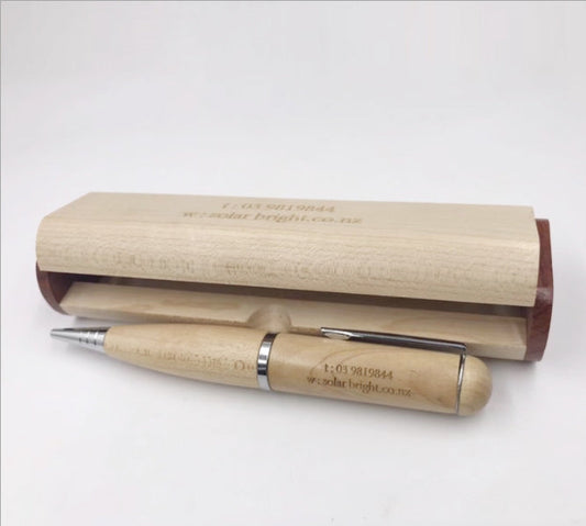 【客製禮品】木質USB筆套裝