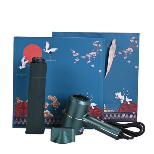 【客製禮品】高級吹風機+雨傘禮盒套裝