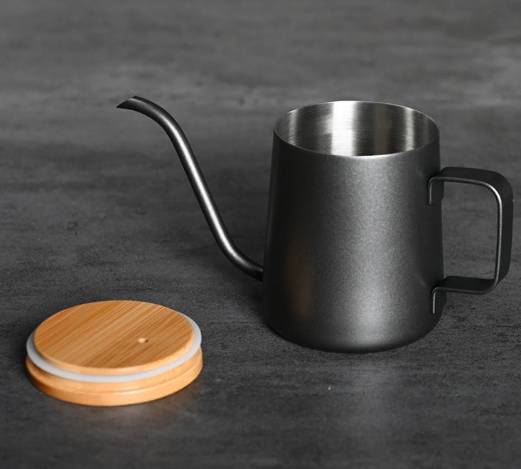 【客製禮品】不鏽鋼竹蓋咖啡沖泡壺
