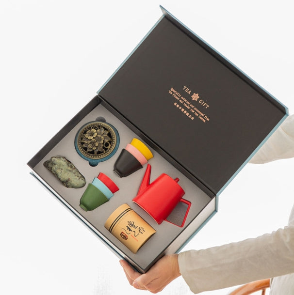 【客製禮品】旅行禮盒茶具十件組