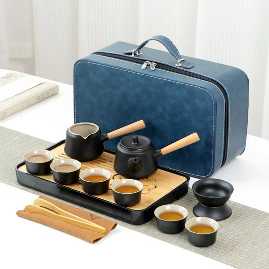 【客製禮品】便攜式旅行高級茶具禮盒