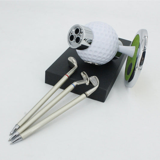 【客製禮品】高爾夫造型筆筒時鐘