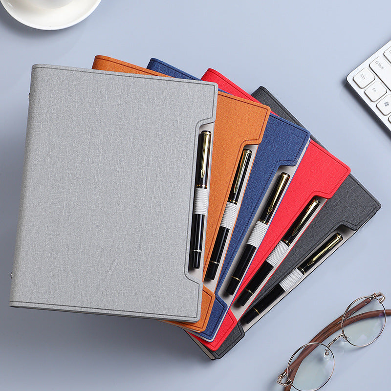 【客製禮品】商務活頁筆槽筆記本 | 禮品、贈品達人