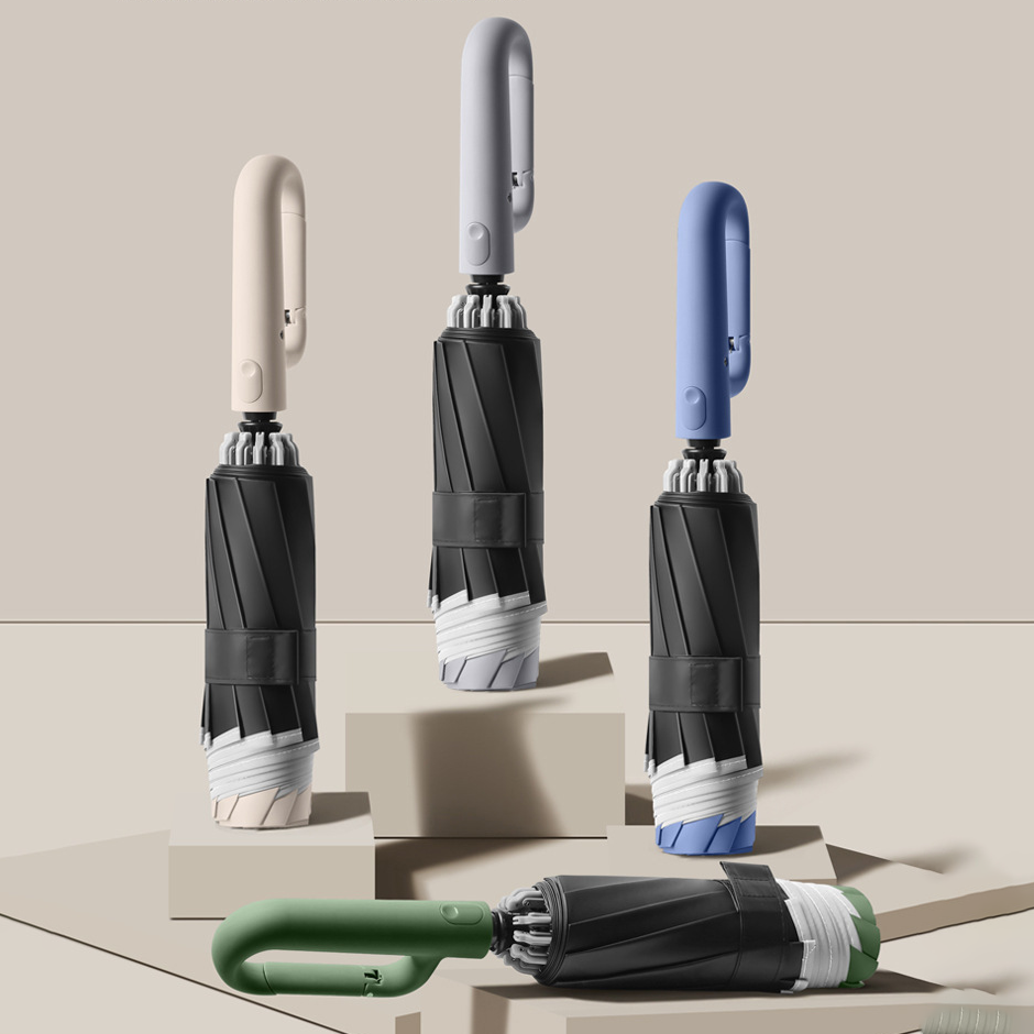 【客製禮品】自動反向環扣折疊雨傘 | 禮品、贈品達人