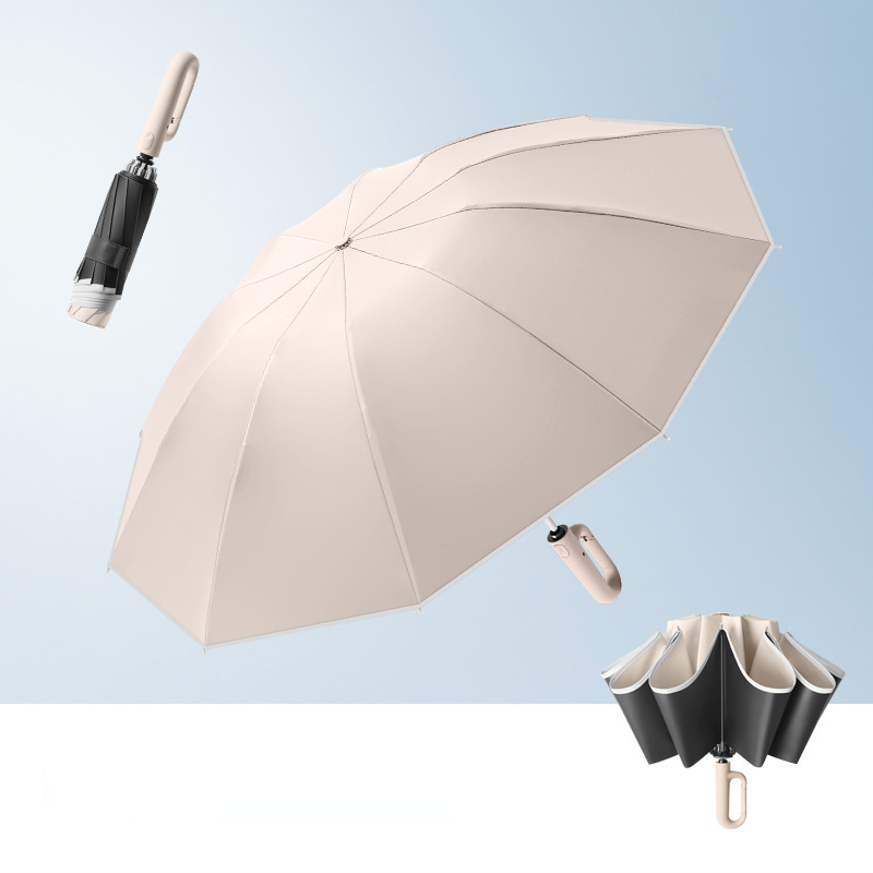 【客製禮品】自動反向環扣折疊雨傘 | 禮品、贈品達人