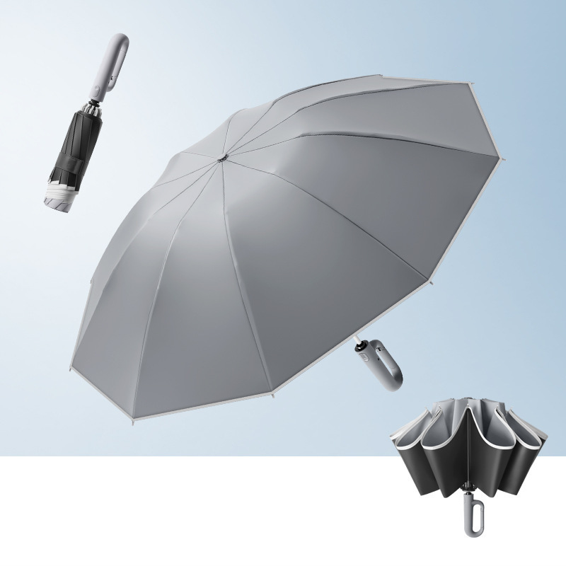 【客製禮品】自動反向環扣折疊雨傘 | 禮品、贈品達人