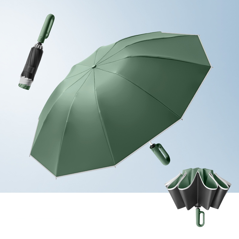 【客製禮品】自動反向環扣折疊雨傘 | 禮品、贈品達人