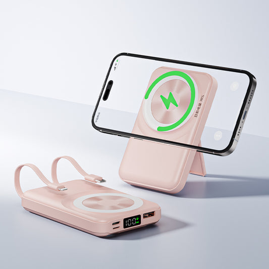 【客製禮品】磁吸帶線兩用行動電源 | 禮品、贈品達人