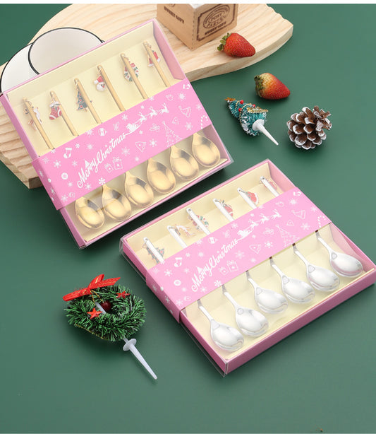 【客製禮品】可愛聖誕吊飾餐具禮盒 | 禮品、贈品達人