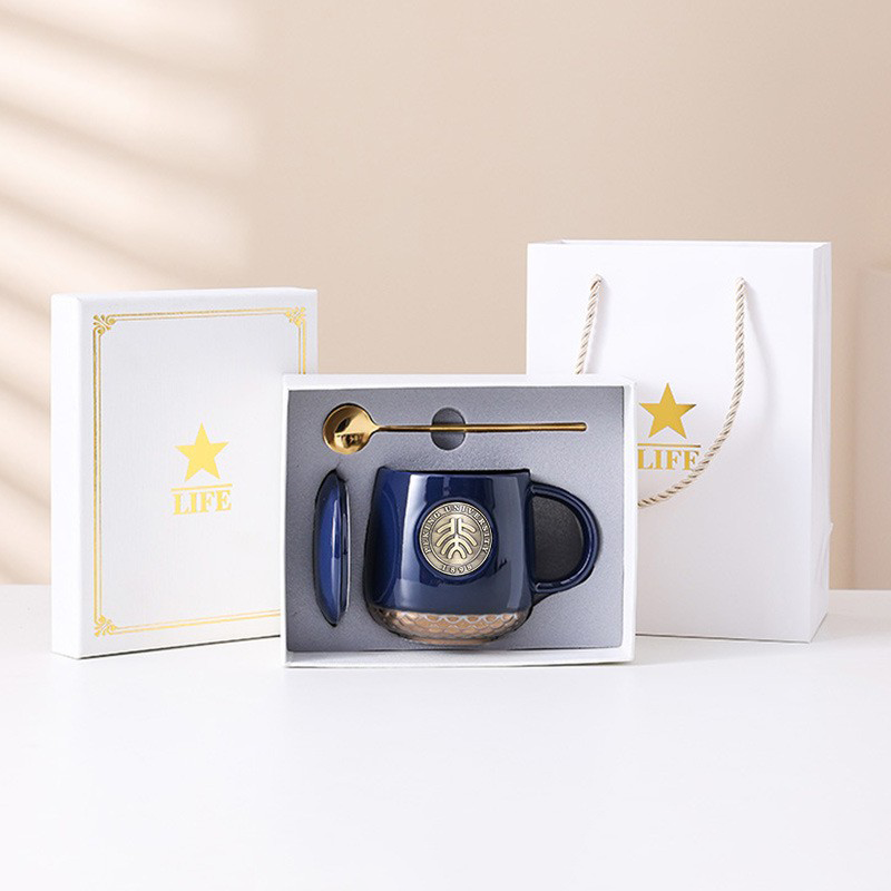 【客製禮品】金屬銅牌馬克杯禮盒 | 禮品、贈品達人