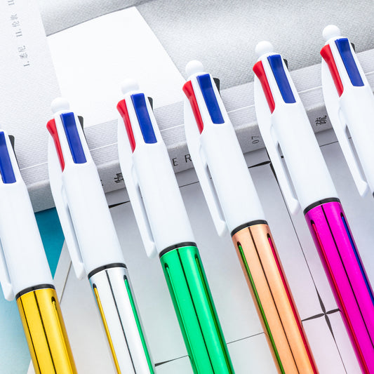 【客製禮品】四色電鍍廣告筆 | 禮品、贈品達人