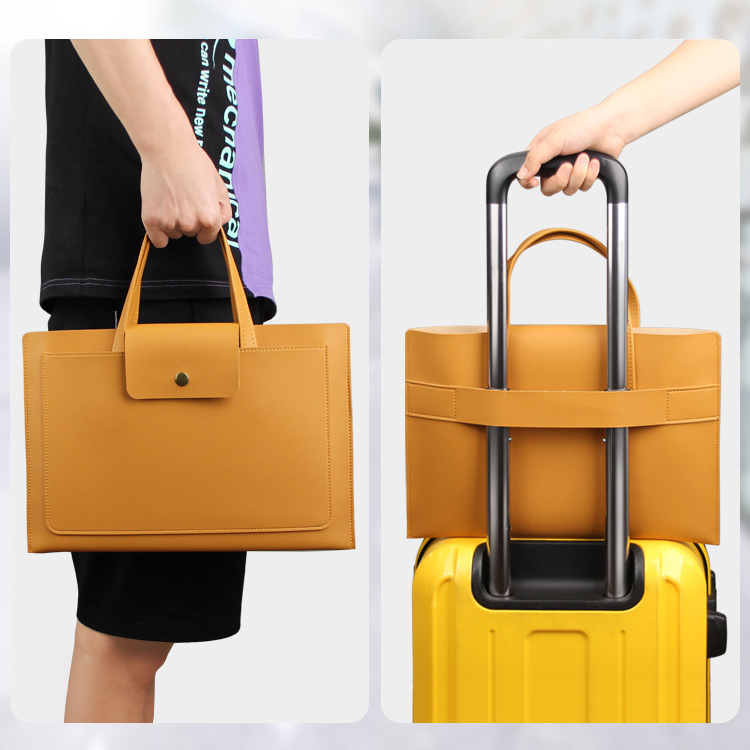 【客製禮品】皮革手提電腦包公事包 | 禮品、贈品達人