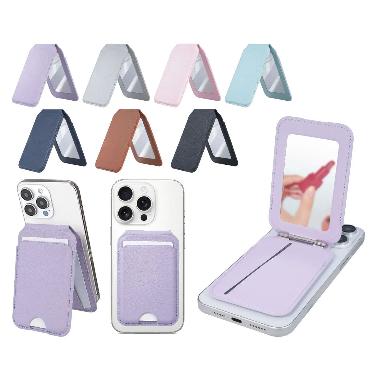 【客製禮品】MagSafe手機鏡面磁吸卡包 | 禮品、贈品達人