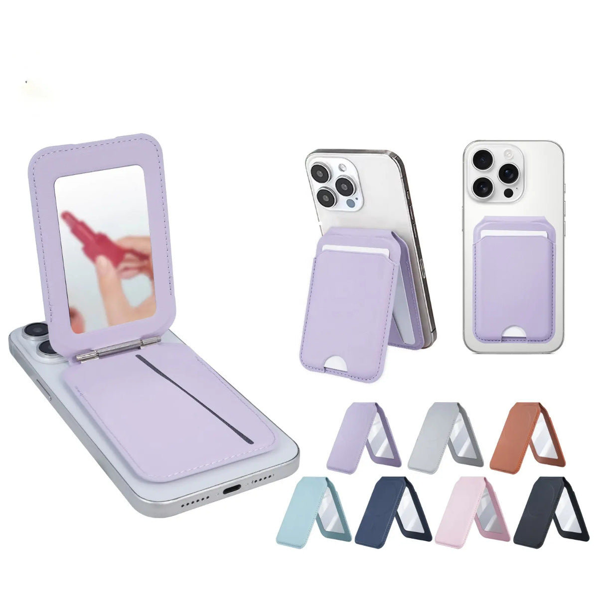 【客製禮品】MagSafe手機鏡面磁吸卡包 | 禮品、贈品達人