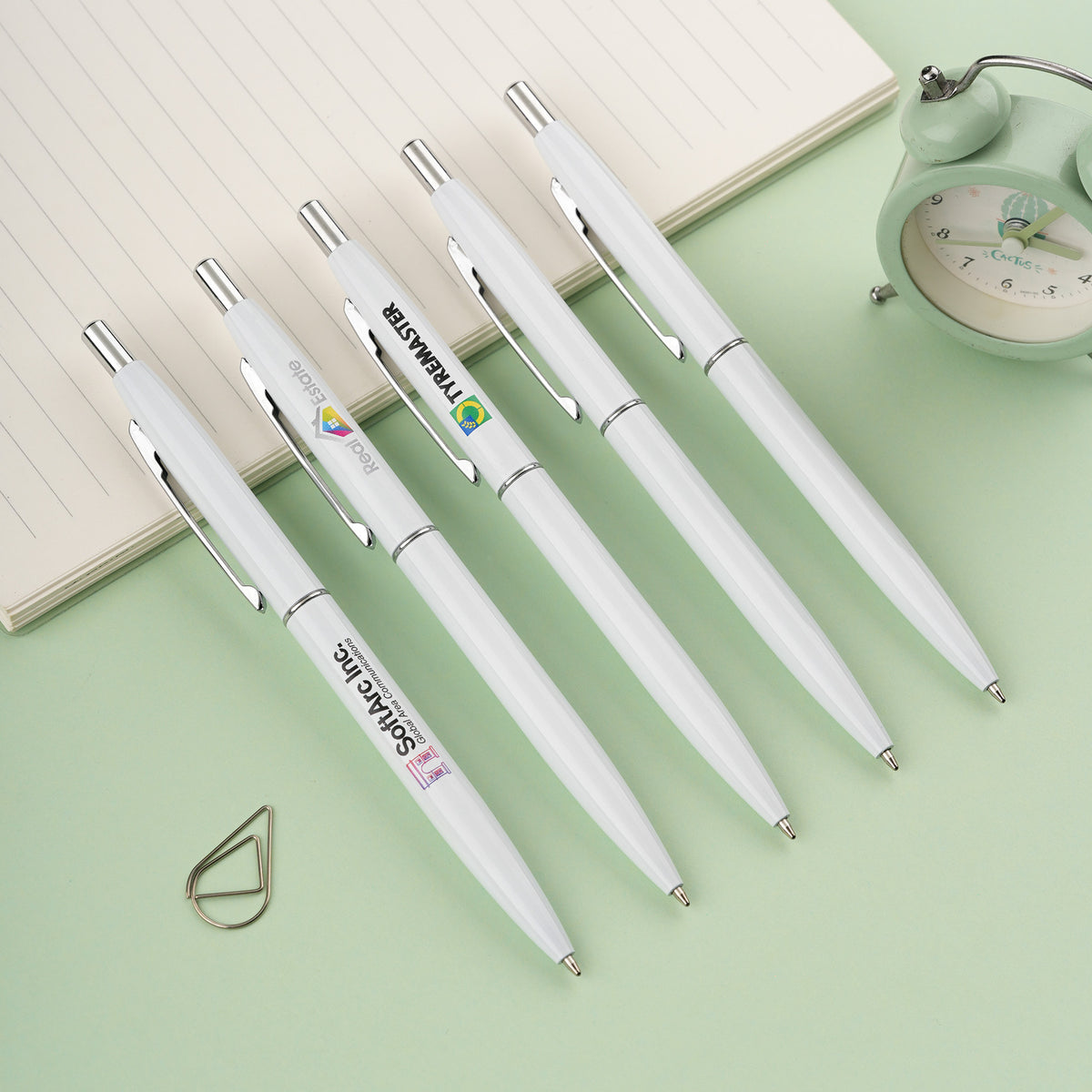 【客製禮品】簡約金屬細桿廣告筆 | 禮品、贈品達人
