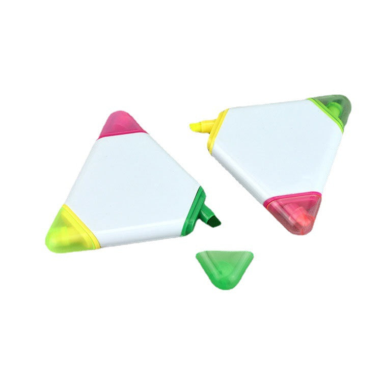 【客製禮品】三角造型三色螢光筆