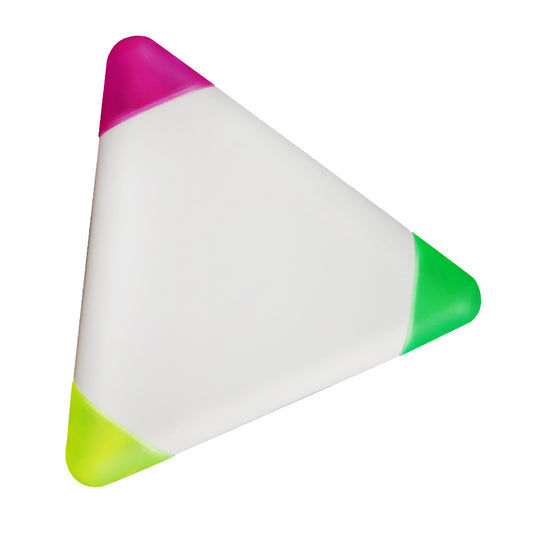【客製禮品】三角造型三色螢光筆
