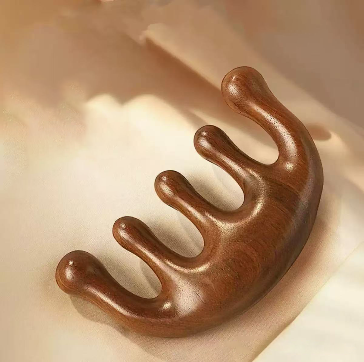 【客製禮品】檀木頭皮按摩梳 | 禮品、贈品達人