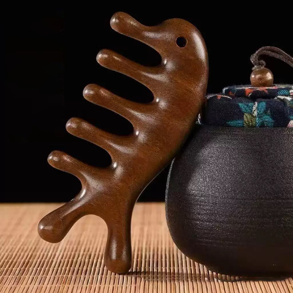 【客製禮品】檀木頭皮按摩梳 | 禮品、贈品達人