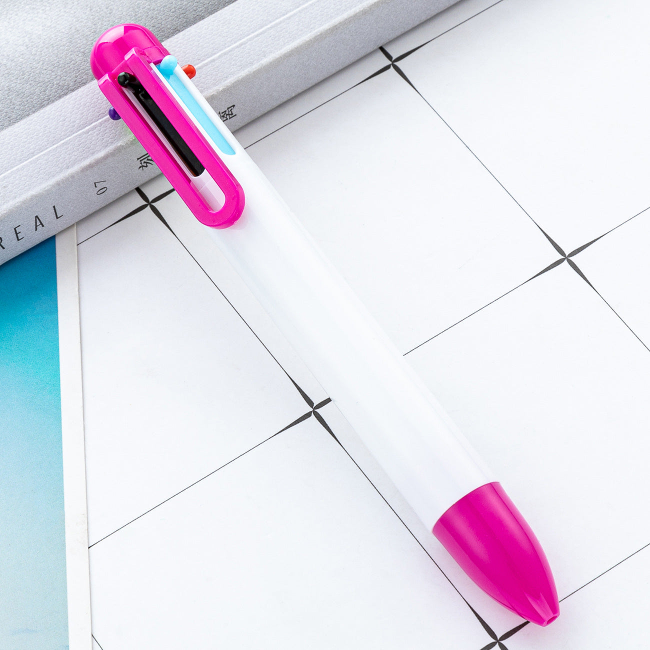 【客製禮品】創意透明6色原子筆 | 禮品、贈品達人