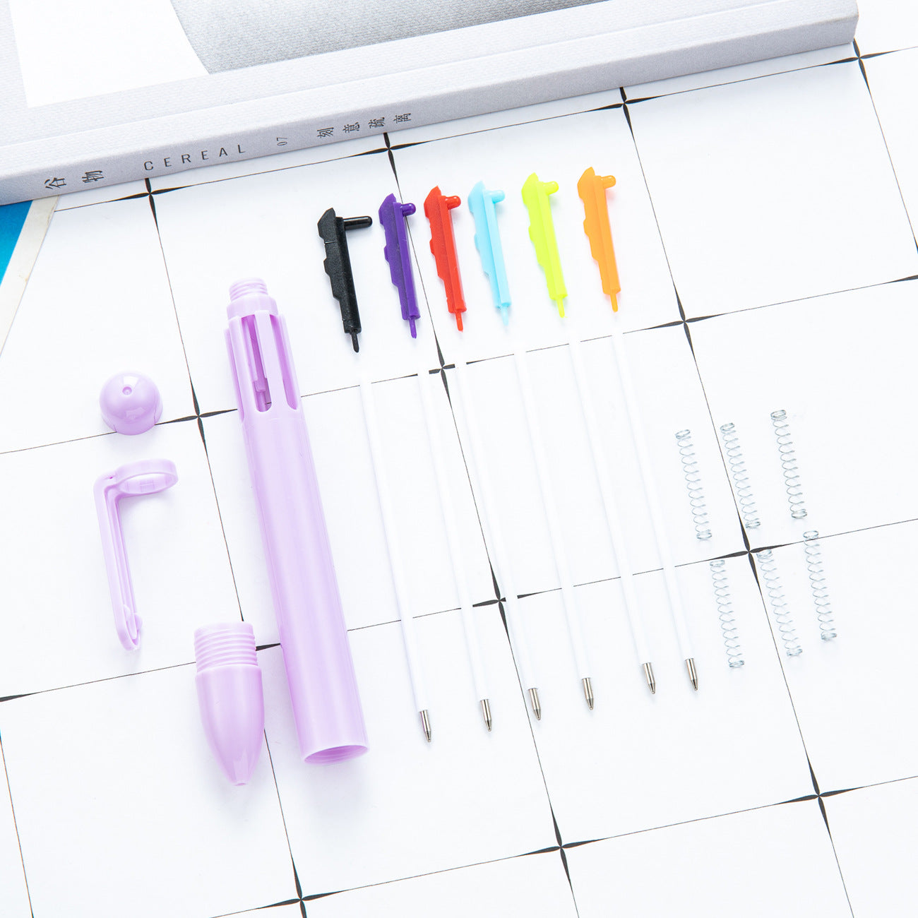 【客製禮品】創意透明6色原子筆 | 禮品、贈品達人