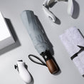 Load image into Gallery viewer, 【客製禮品】高端原木柄自動傘 | 禮品、贈品達人
