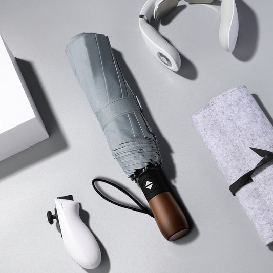 【客製禮品】高端原木柄自動傘 | 禮品、贈品達人