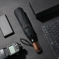 Load image into Gallery viewer, 【客製禮品】高端原木柄自動傘 | 禮品、贈品達人
