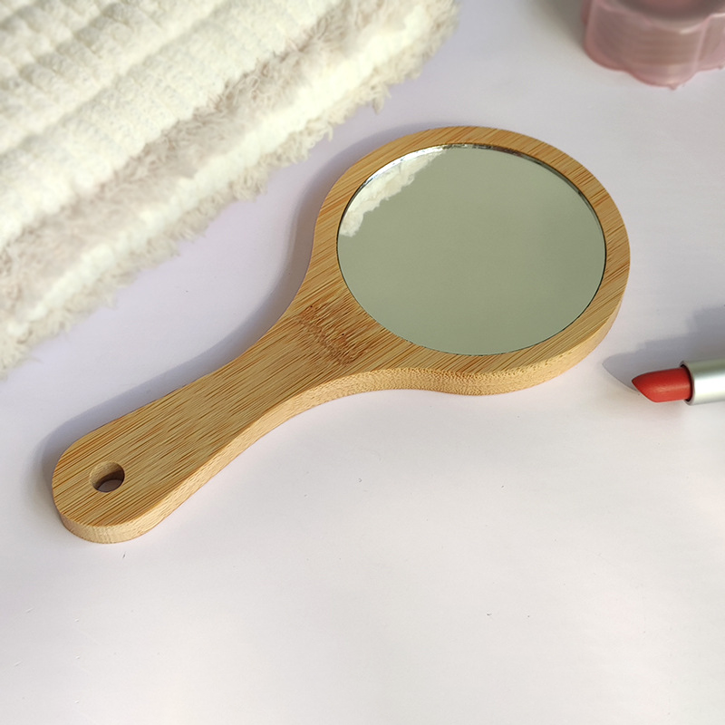【客製禮品】木紋手拿鏡 | 禮品、贈品達人