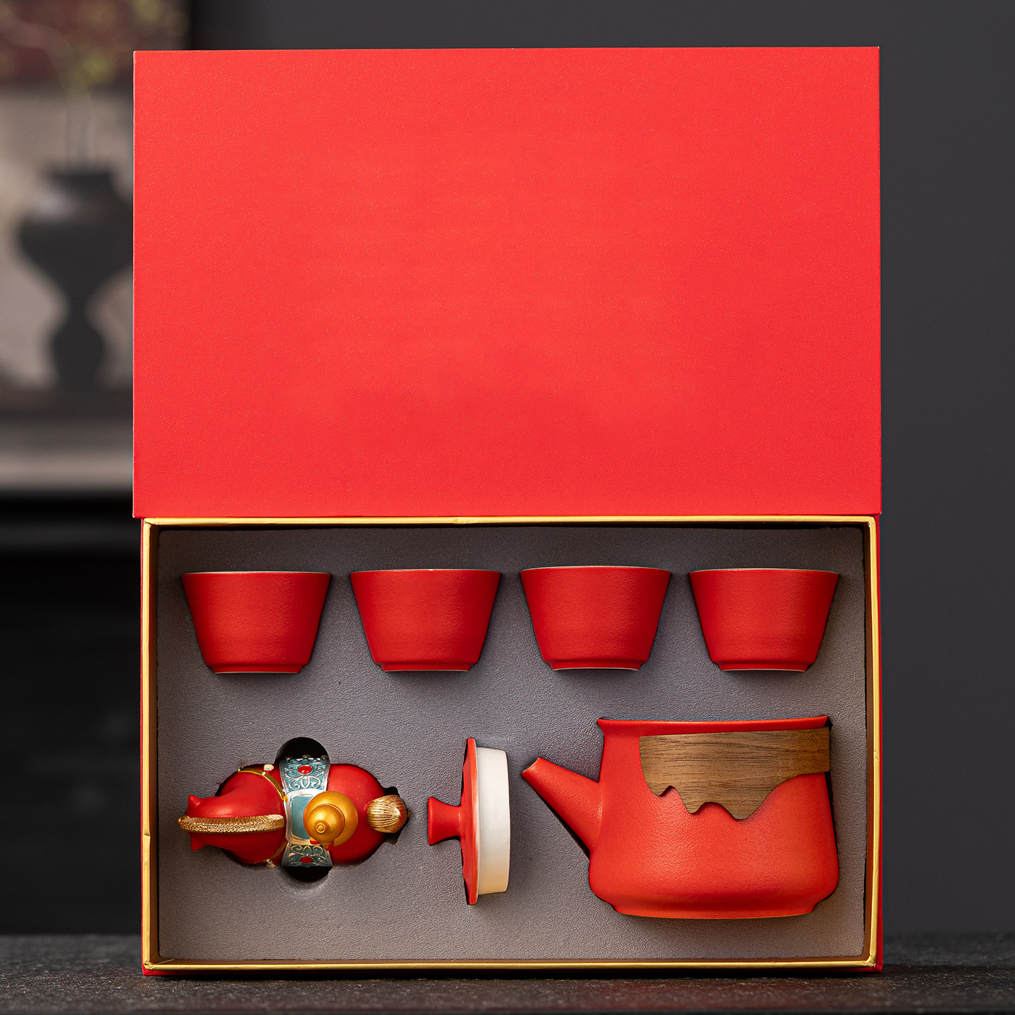 【客製禮品】新年馬年茶具禮盒 | 禮品、贈品達人