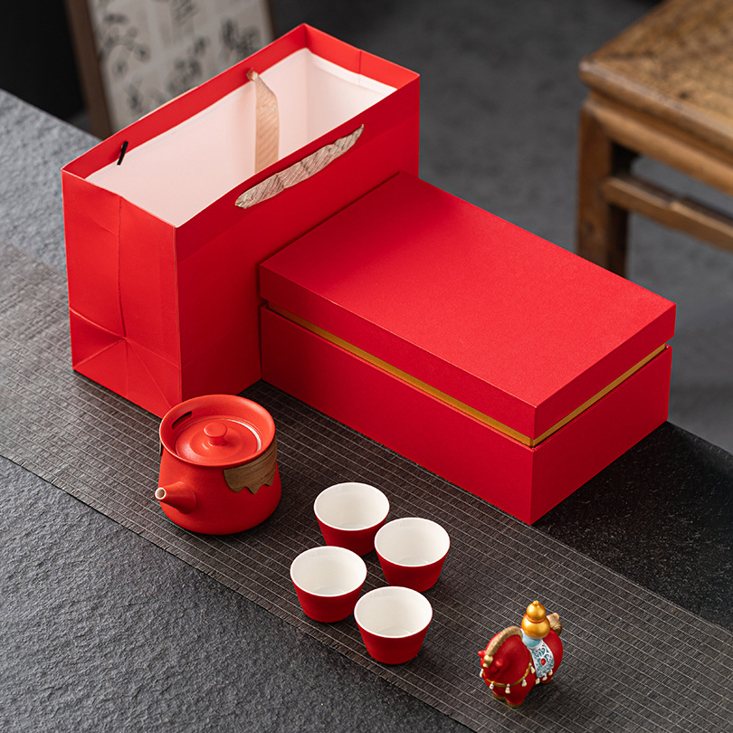 【客製禮品】新年馬年茶具禮盒 | 禮品、贈品達人