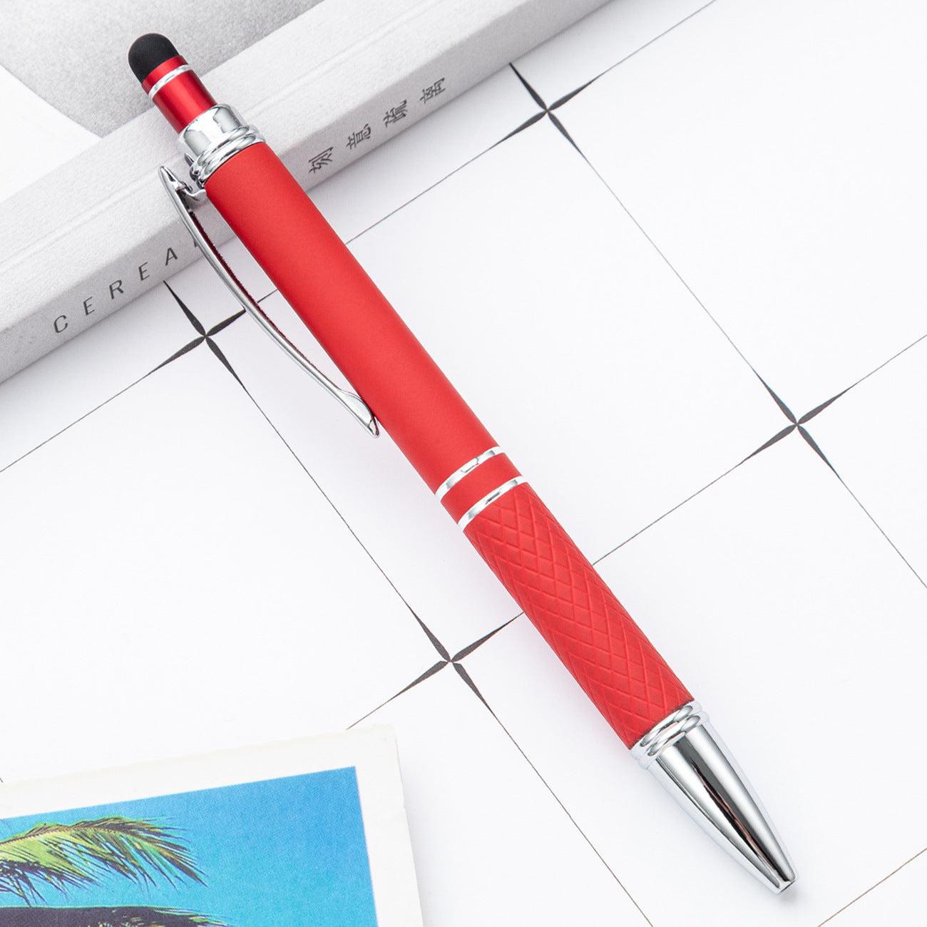 【客製禮品】觸控繽紛按壓廣告筆 | 禮品、贈品達人