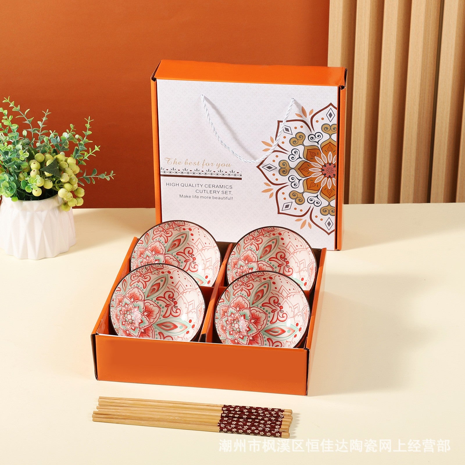 【客製禮品】日式雪花碗套裝組 | 禮品、贈品達人